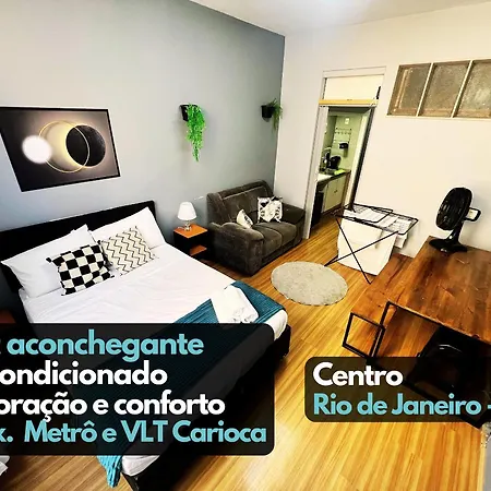 Appartement Flat Av Rio Branco Ar Cond Metro Vlt Lapa Rj